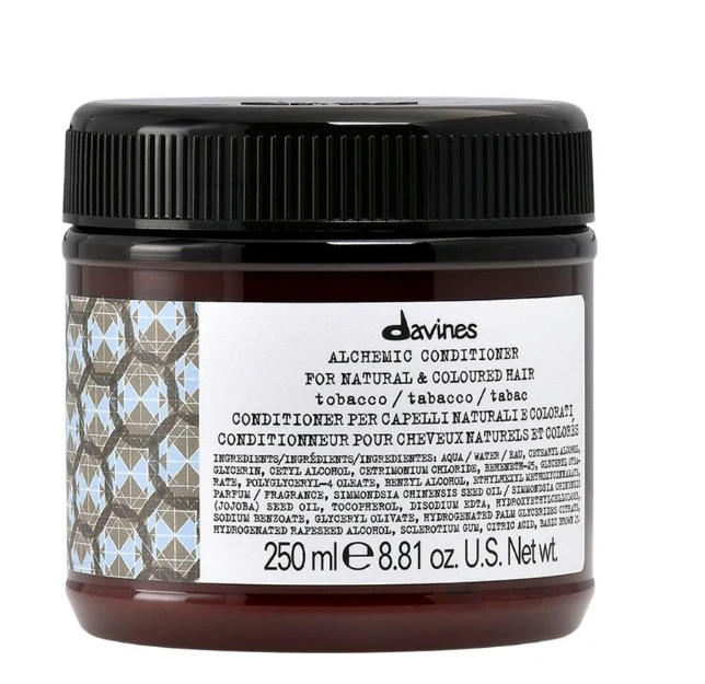 Davines ALCHEMIC Conditioner Tobacco dažantis kondicionierius rudiems ir kavos atspalvio plaukams, 250 ml