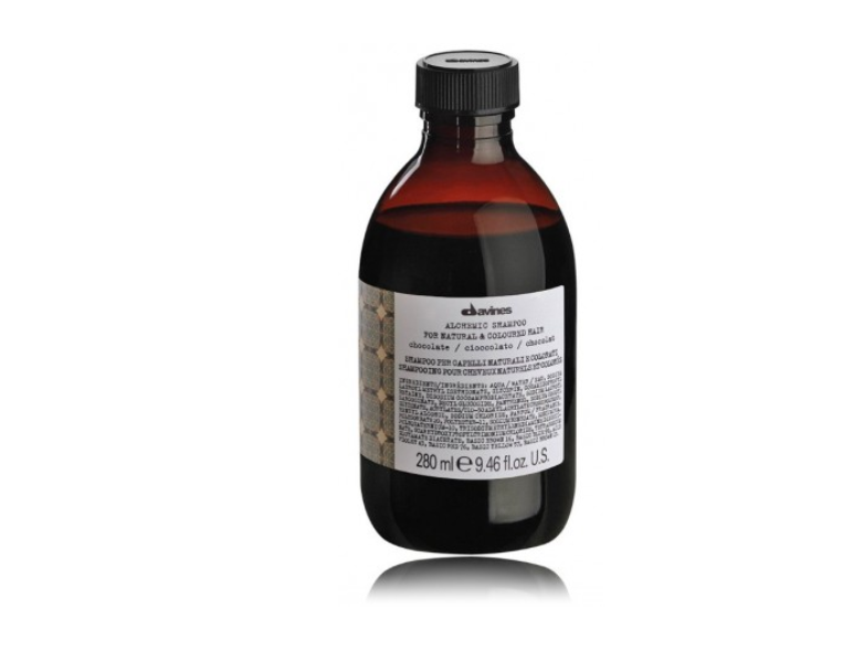 Davines ALCHEMIC Šampūnas Chocolate dažantis šampūnas tamsiai rudiems ir juodiems plaukams, 280 ml