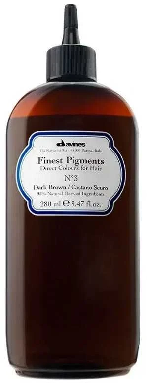 Davines Finest Pigments plaukų dažai be amoniako, atspalvis: Nr. 3 Dark Brown, 280 ml