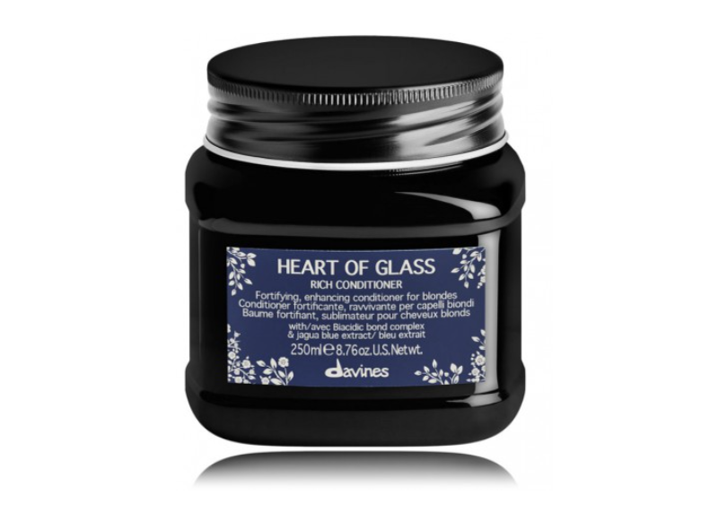 Davines Heart Of Glass Rich Conditioner šviesius plaukus maitinantis kondicionierius, 250 ml
