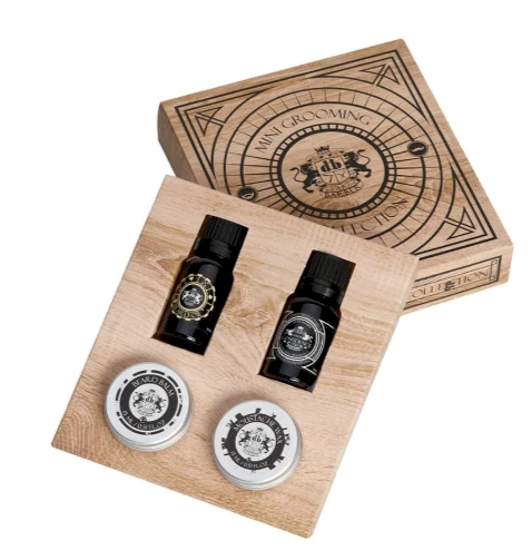 „Dear Barber“ mini plaukų priežiūros rinkinys, 2 vnt., 10 ml + 2 vnt., 15 ml