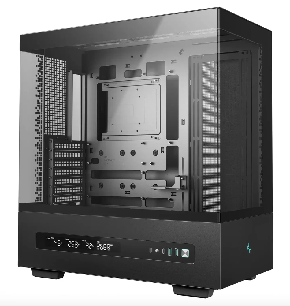 „Deepcool“ korpusas | CH690 Digital | Juodas | Vidutinio dydžio bokštas | ATX PS2