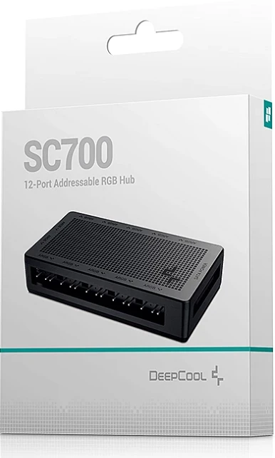 Deepcool | 12 prievadų adresuojamas RGB šakotuvas | SC700 | N/A