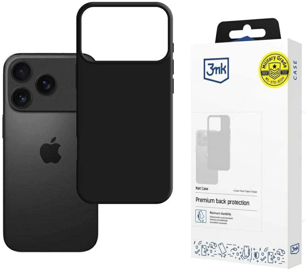 Dėklas 3mk Matt Case Apple iPhone 17 Pro Max juodas