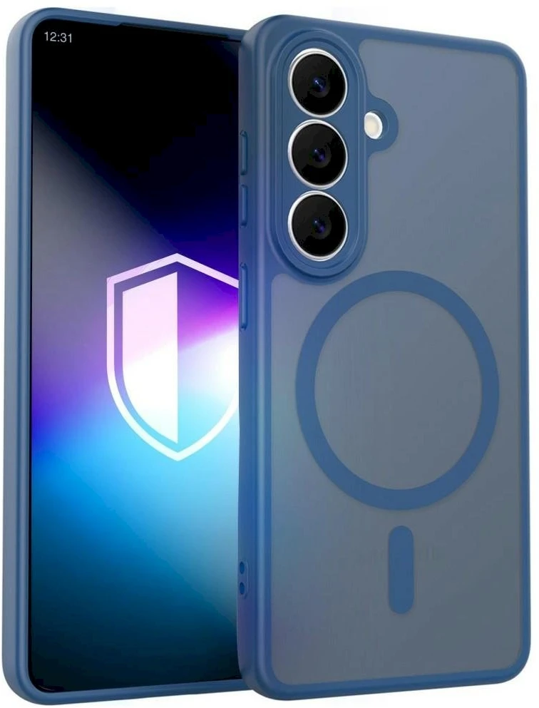 Dėklas 3MK Misty MagCase do Samsung Galaxy S26 mėlyna