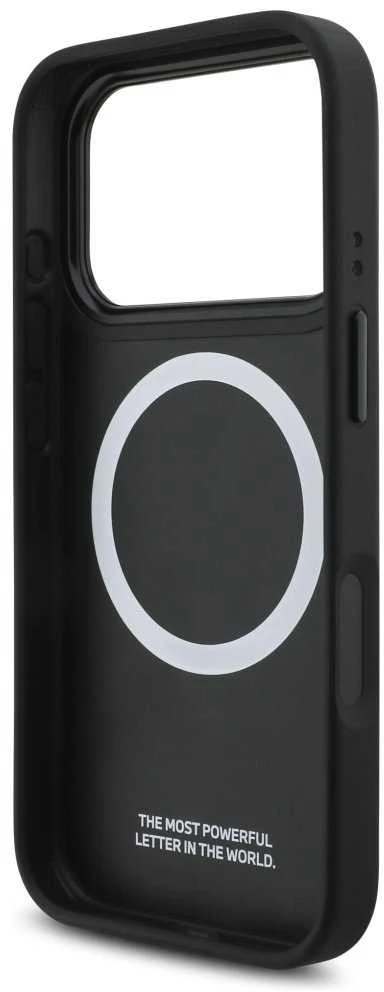 Dėklas BMW M Carbon Line ir MagSafe logotipas Apple iPhone 17 Pro, geltonas
