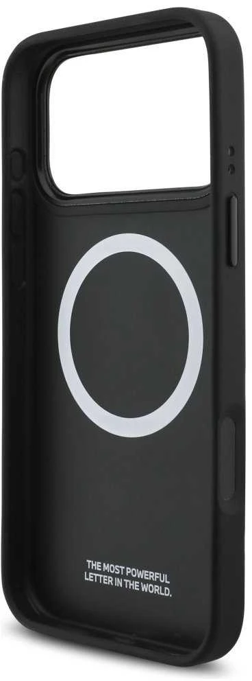 Dėklas BMW M Carbon Line & Logo MagSafe Apple iPhone 17 Pro Max geltonas