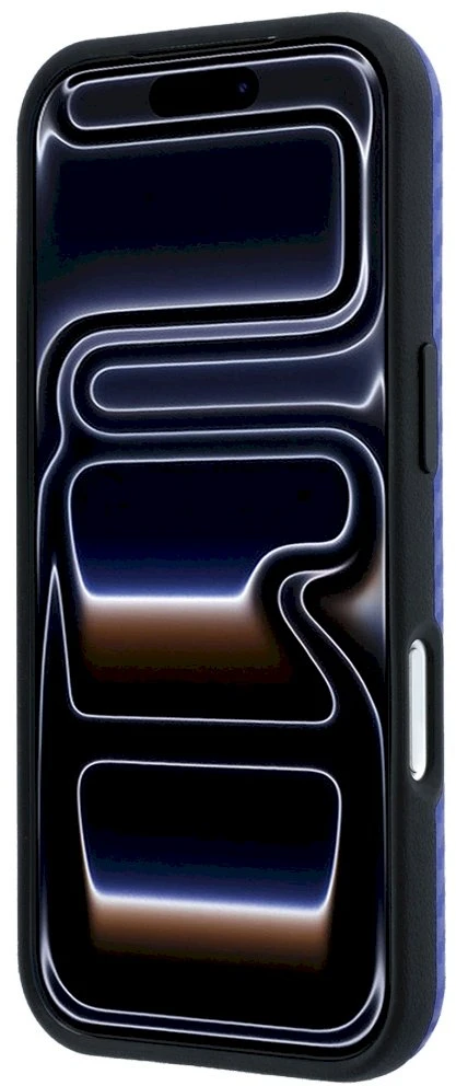 BMW M anglies pluošto rašto MagSafe dėklas, skirtas iPhone 17 Pro / 18 Pro - Mėlyna