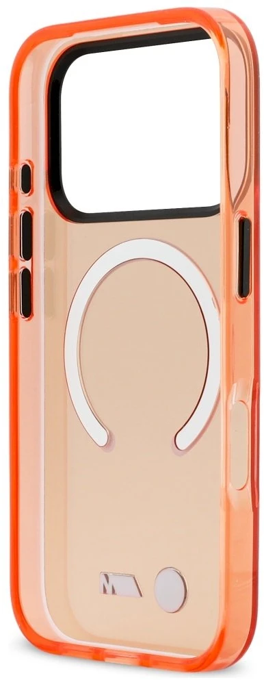 Dėklas BMW M IML Metal Logos MagSafe Case for iPhone 17 Pro Max - Pro Oranžinis
