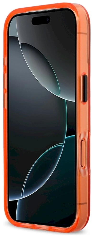 Dėklas BMW M IML Metal Logos MagSafe Case for iPhone 17 Pro Max - Pro Oranžinis