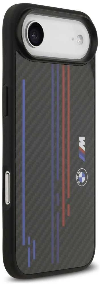 Dėklas BMW M Kevlar Lines & Logo MagSafe Apple iPhone Air juodos spalvos