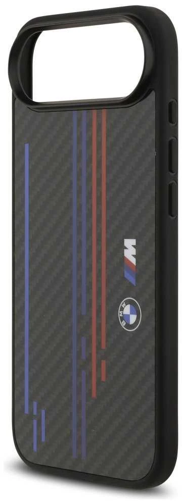 Dėklas BMW M Kevlar Lines & Logo MagSafe Apple iPhone Air juodos spalvos