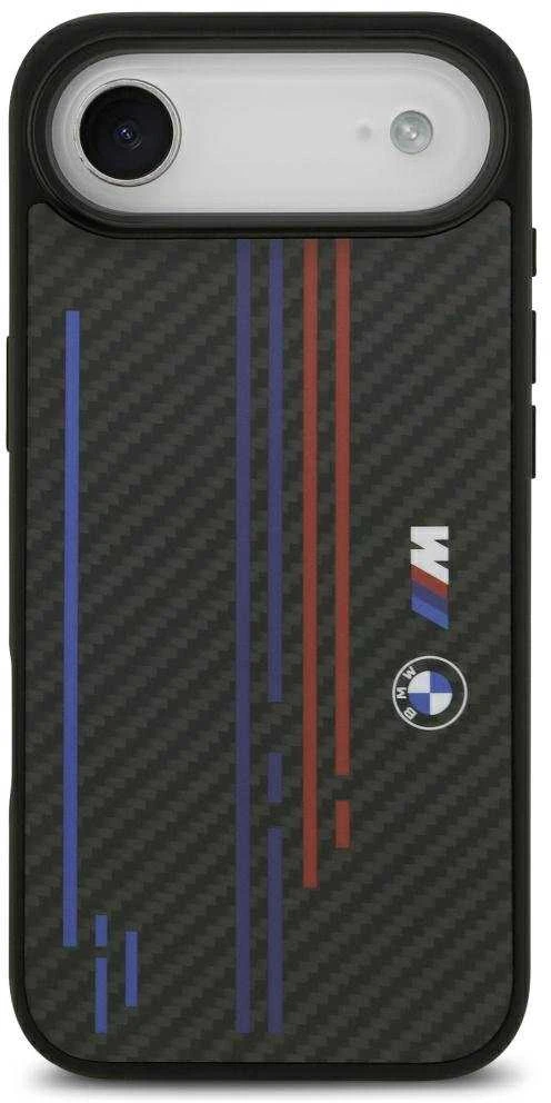 Dėklas BMW M Kevlar Lines & Logo MagSafe Apple iPhone Air juodos spalvos