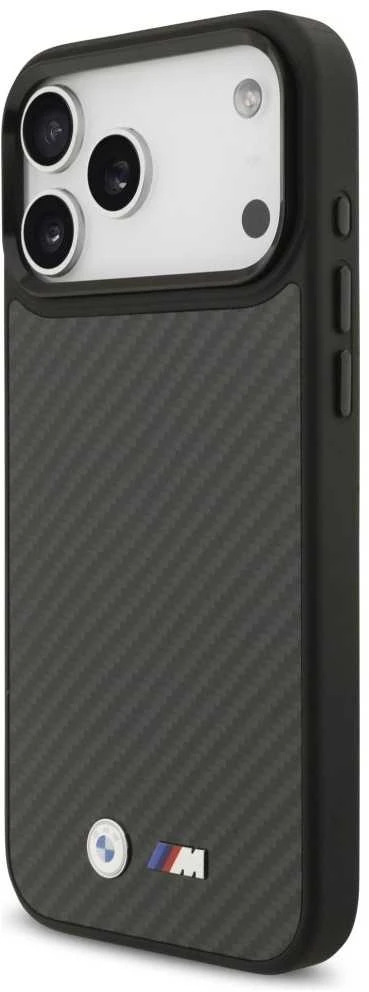 BMW M Kevlar Matt MagSafe dėklas Apple iPhone 17 Pro Max juodos spalvos