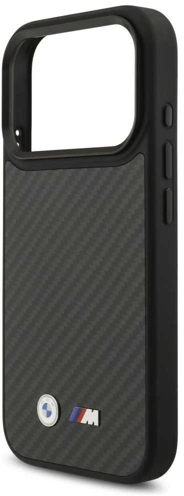 BMW M Kevlar Matt MagSafe dėklas Apple iPhone 17 Pro juodos spalvos