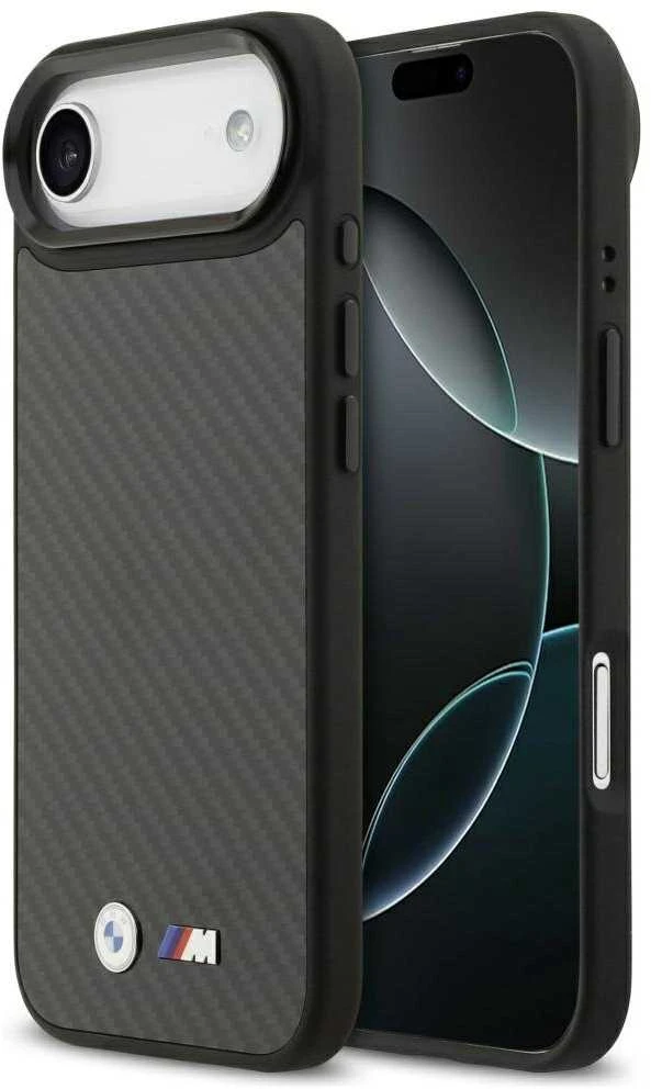 BMW M Kevlar Matt MagSafe dėklas Apple iPhone Air juodos spalvos