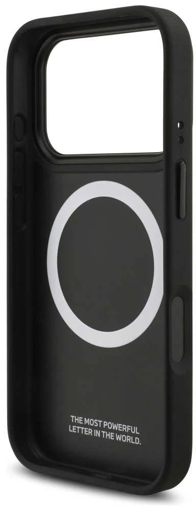 BMW M Kevlar Matt MagSafe dėklas Apple iPhone 17 Pro juodos spalvos