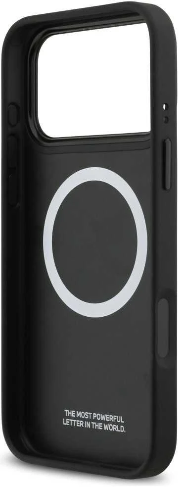 Dėklas BMW M Quilted Logo MagSafe Apple iPhone 17 Pro Max anthracite