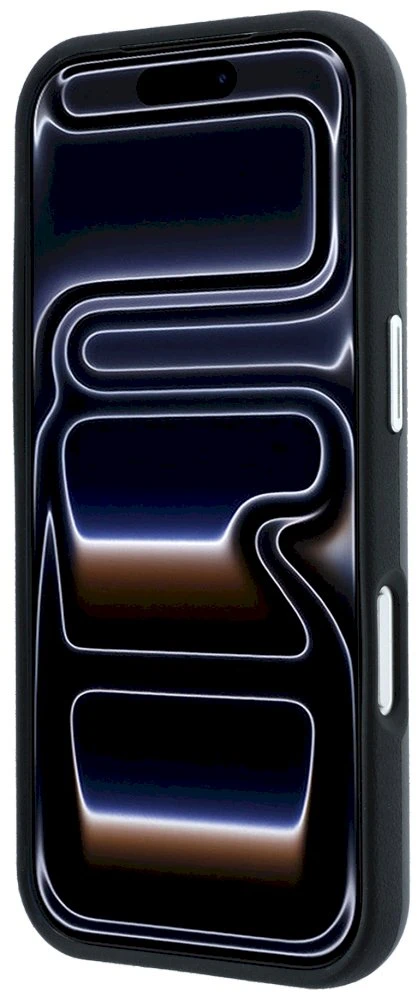 Dėklas BMW case for IPHONE 18 Pro/17 Pro compatible with MagSafe (Sign Inclined Deboss Letters) pilkas