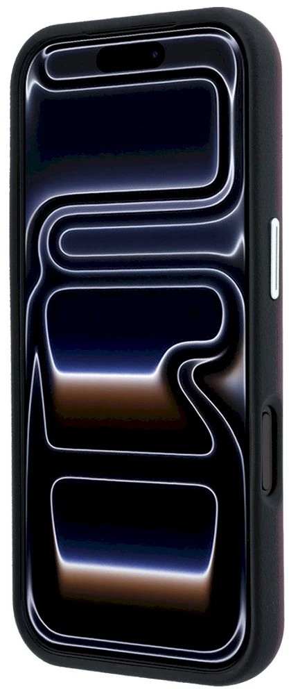Dėklas BMW case for IPHONE 18 Pro/17 Pro compatible with MagSafe (Sign Inclined Deboss Letters) burgundy