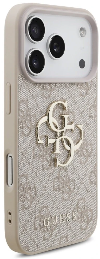 Dėklas Guess 4G Big Logo skirtas Apple iPhone 17 Pro rožinės spalvos