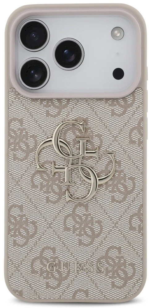 Dėklas Guess 4G Big Logo skirtas Apple iPhone 17 Pro rožinės spalvos
