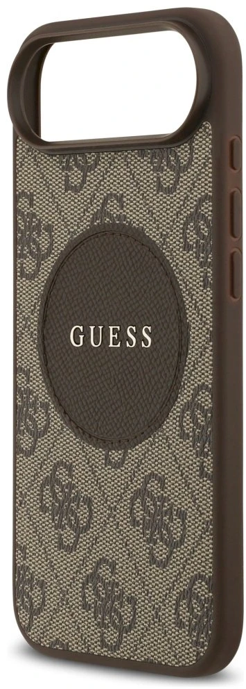 „Guess 4G Circle Classic Logo MagSafe“ dėklas, skirtas „iPhone Air“ – rudas