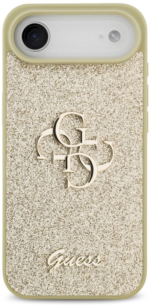 Guess Fixed Glitter Big 4G - dėklas skirtas Apple iPhone Air auksinis