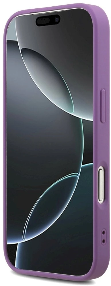 Dėklas Guess Fixed Glitter Big 4G Apple iPhone 17 Pro lilac
