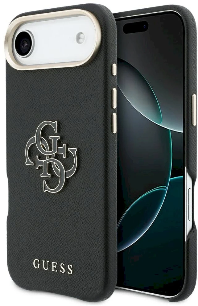 GUESS dėklas IPHONE 17 Air GUHCP17M5PS4RGGK (PU FW Resin Logo) juodas