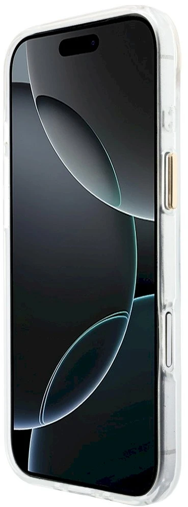 „Guess IML Gradient Script“ metalinis „MagSafe“ dėklas, skirtas „iPhone Air“ – Baltas