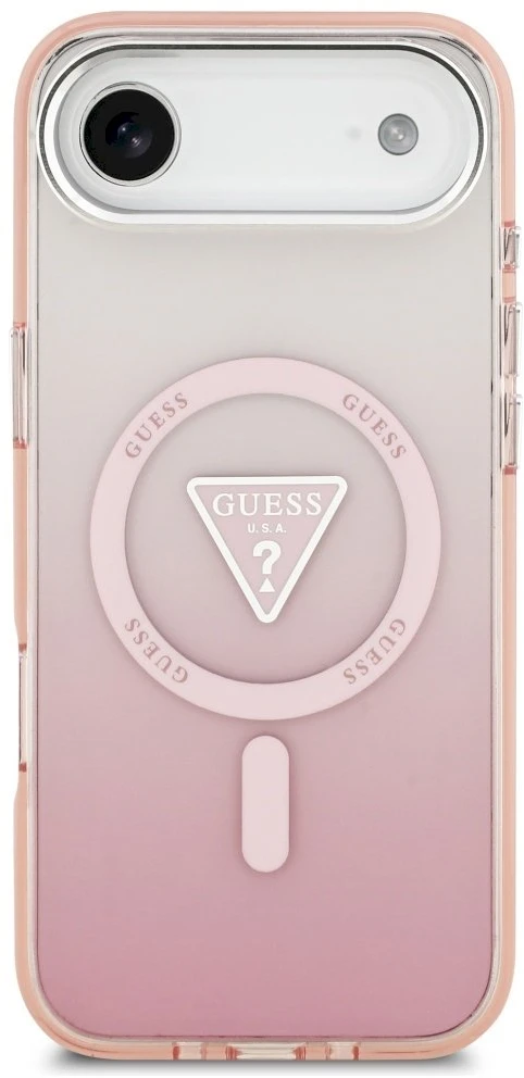 Guess dėklas iPhone Air su MagSafe, rožinis