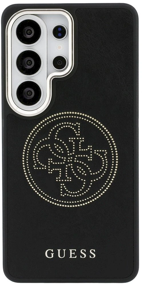 Guess PU Perforated 4G Logo Magnetic dėklas skirtas Samsung Galaxy S26 Ultra juodos spalvos
