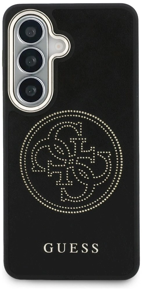 Guess PU Perforated 4G Logo Magnetic dėklas skirtas Samsung Galaxy S26 juodos spalvos