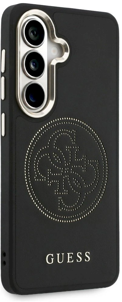 Guess PU Perforated 4G Logo Magnetic dėklas skirtas Samsung Galaxy S26 juodos spalvos