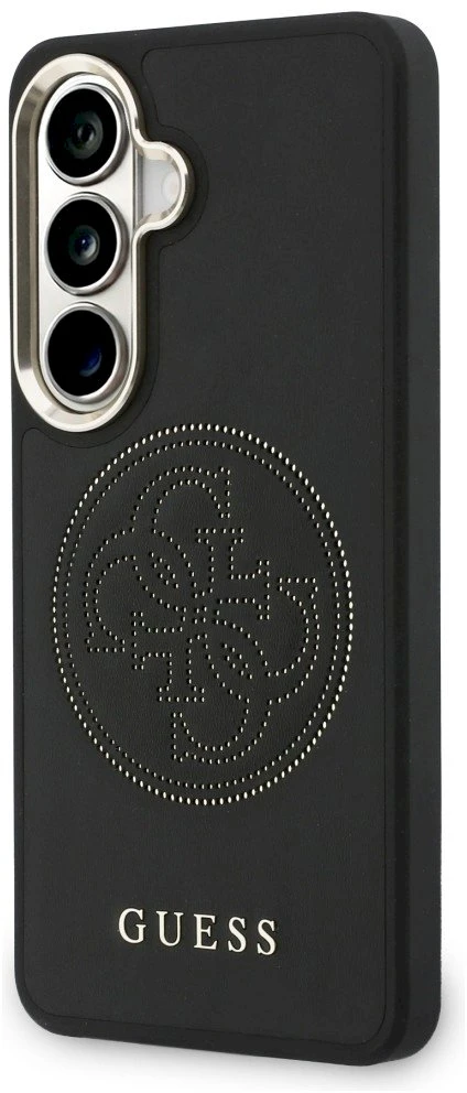 Guess PU Perforated 4G Logo Magnetic dėklas skirtas Samsung Galaxy S26 juodos spalvos