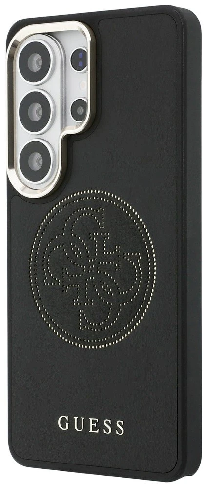 Guess PU Perforated 4G Logo Magnetic dėklas skirtas Samsung Galaxy S26 Ultra juodos spalvos