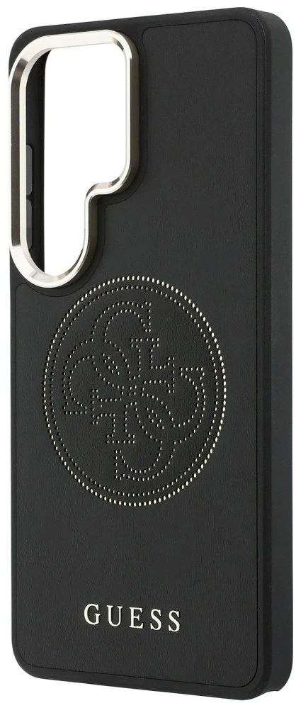 Guess PU Perforated 4G Logo Magnetic dėklas skirtas Samsung Galaxy S26 Ultra juodos spalvos