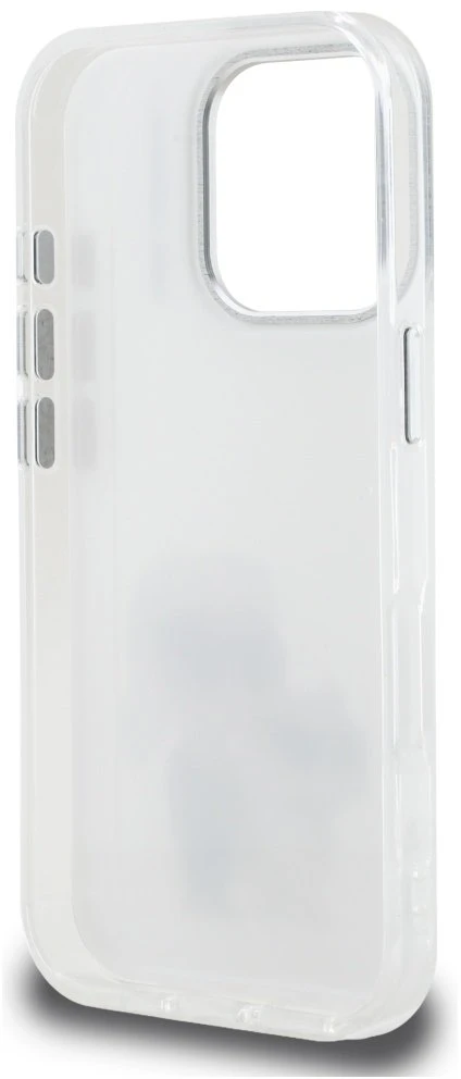 Karl Lagerfeld IML Aquarelle Karl & Choupette & Logo iPhone 16 Pro dėklas - Baltas