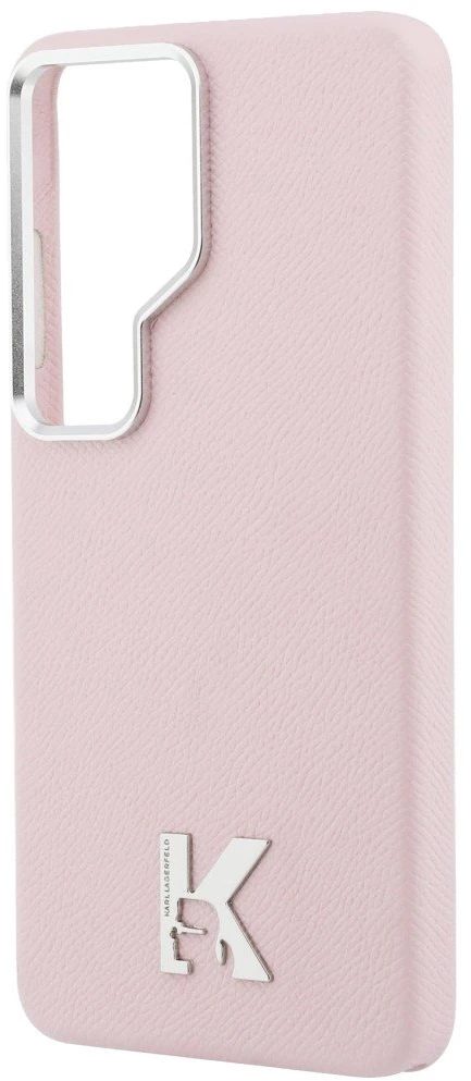 Telefono dėklas MagSafe Galaxy S26 Ultra, rožinis Karl Lagerfeld