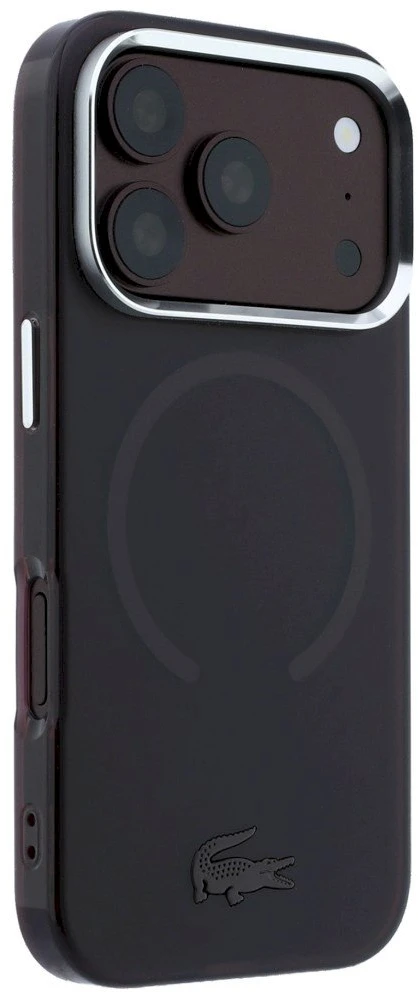 Dėklas Lacoste IML šerkšnotas MagSafe, skirtas iPhone 18 Pro Max / 17 Pro Max / bordinė spalva