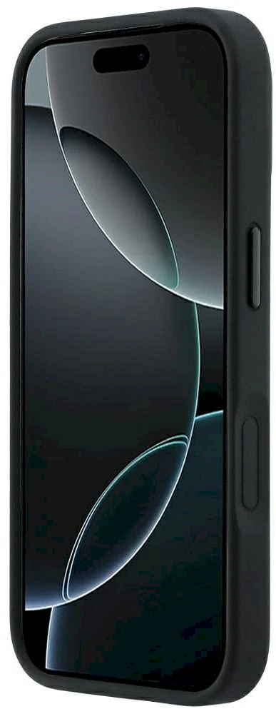 Dėklas Mercedes Leather Crossed Lines MagSafe skirtas iPhone 18 Pro Max / 17 Pro Max bordinis