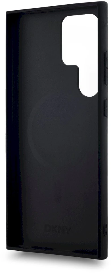 Samsung Galaxy S24 Ultra DKNY Hardcase Leather Checkered Mono Pattern MagSafe (DKHMS24LPCPVSLK) dėklas telefonui juodos spalvos