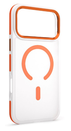 Dėklas Telforceone Etteri Icy Mag case for iPhone 17 Pro / 18 Pro oranžinis