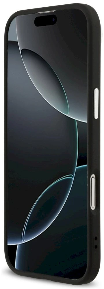„Guess 4G Big 4G Classic“ logotipo dėklas, skirtas „iPhone 17 Air“ - juodas