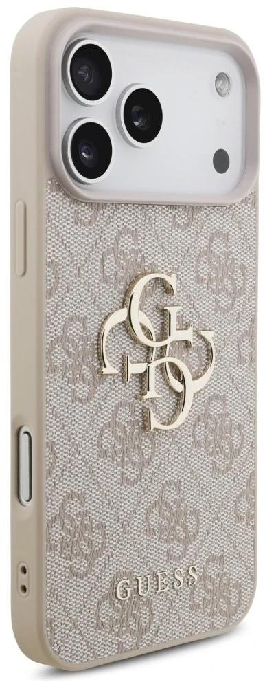 Dėklas Guess 4G Big Logo skirtas Apple iPhone 17 Pro Max rožinės spalvos