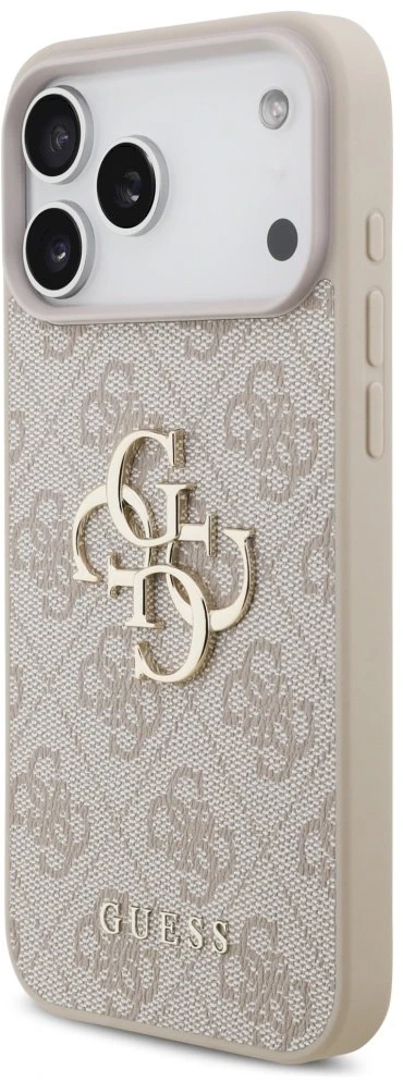Dėklas Guess 4G Big Logo skirtas Apple iPhone 17 Pro Max rožinės spalvos