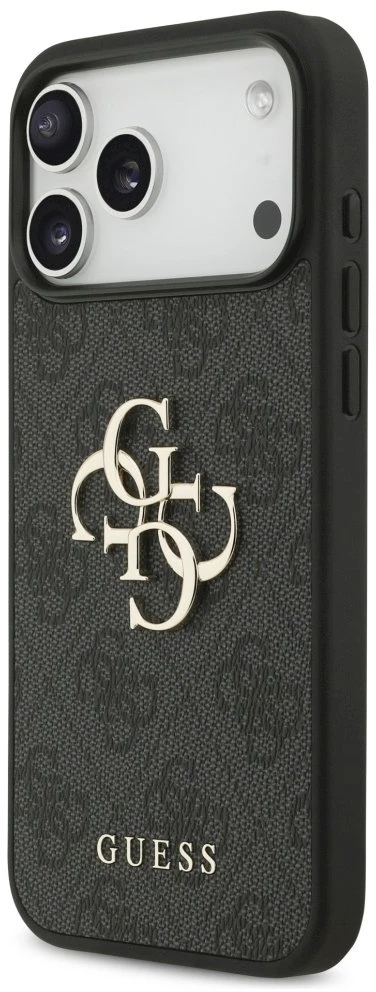 Dėklas Guess 4G Big Logo skirtas Apple iPhone 17 Pro Max juodos spalvos