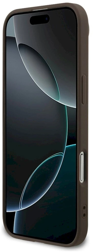 Dėklas Guess 4G Big Logo skirtas Apple iPhone 17 Air rudos spalvos