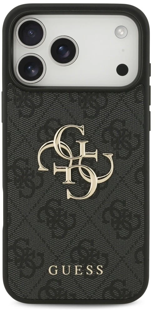 Dėklas Guess 4G Big Logo skirtas Apple iPhone 17 Pro Max juodos spalvos